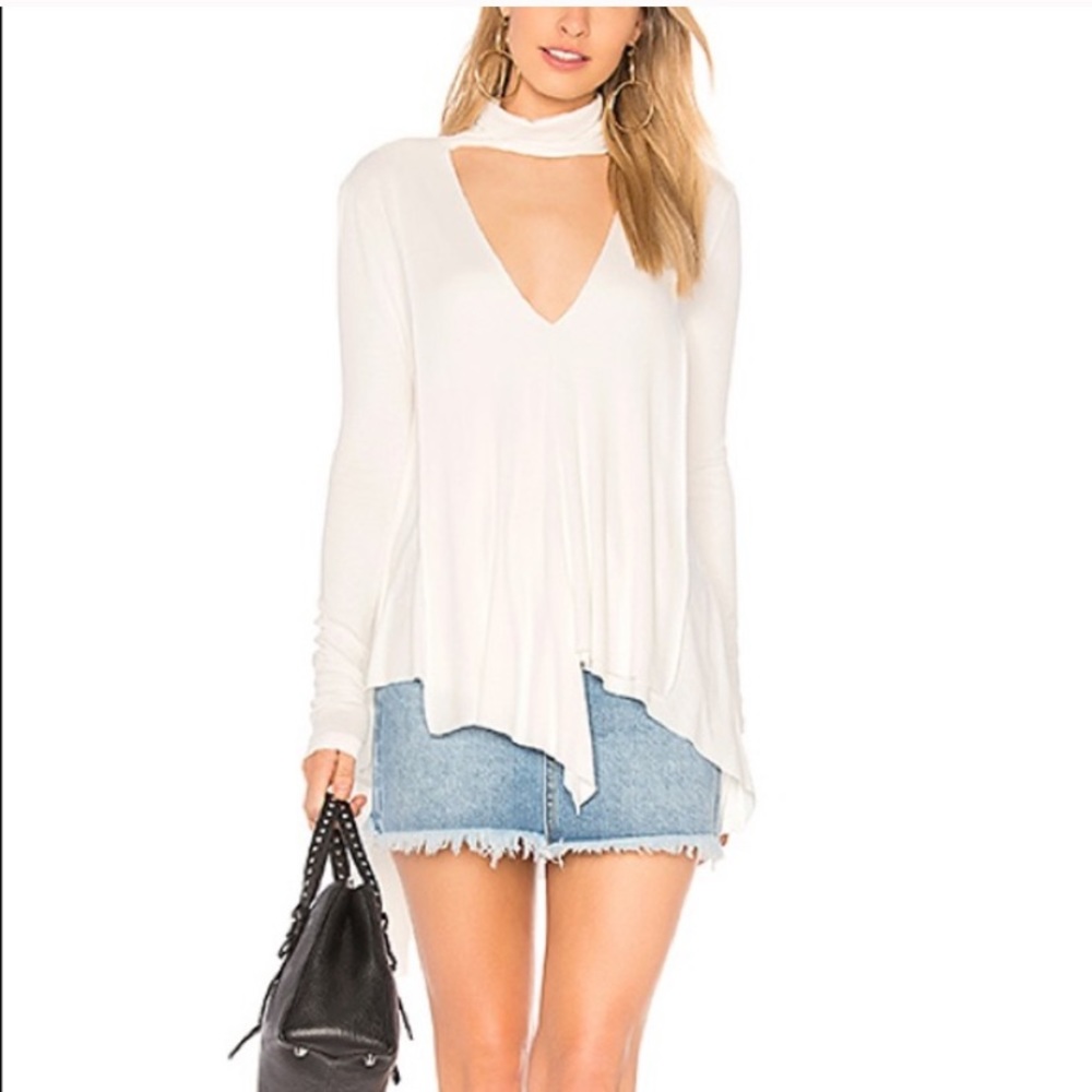 Free People Uptown Turtle Tee/ Ivory